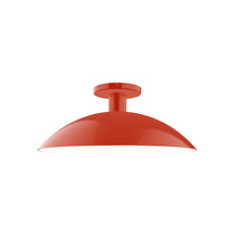 Montclair Light Works FMDX476-26 - 16" Glow Flush Mount, Vermillion
