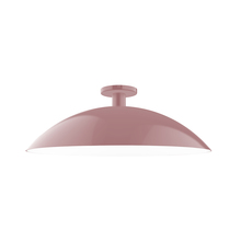Montclair Light Works FMDX477-20 - 24" Glow Flush Mount, Mauve