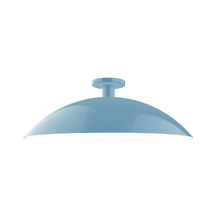 Montclair Light Works FMDX477-54 - 24" Glow Flush Mount, Light Blue