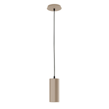 Montclair Light Works PEB418-18 - 3.5" Jordan shade, black cord with canopy, Clay