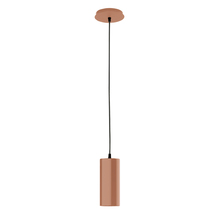 Montclair Light Works PEB418-19 - 3.5" Jordan shade, black cord with canopy, Terracotta