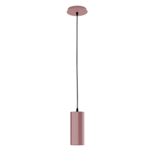 Montclair Light Works PEB418-20-C21 - 3.5" Jordan shade, white cord with canopy, Mauve