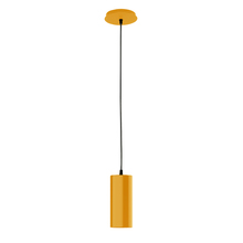 Montclair Light Works PEB418-21 - 3.5" Jordan shade, black cord with canopy, Bright Yellow