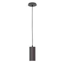 Montclair Light Works PEB418-57 - 3.5" Jordan shade, black cord with canopy, Bronze Matte