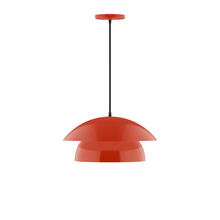 Montclair Light Works PEBX446-26 - 16" Nest Pendant, Vermillion