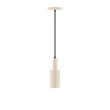 Montclair Light Works PEBX450-16-C21 - 3.5" Spark Pendant, white cord with canopy, Cream