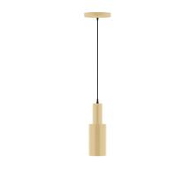 Montclair Light Works PEBX450-17-C21 - 3.5" Spark Pendant, white cord with canopy, Ivory