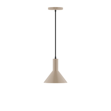 Montclair Light Works PEBX451-18 - 8" Chase Pendant, Clay