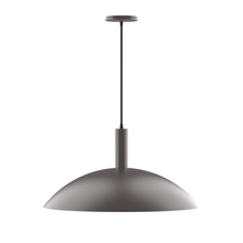 Montclair Light Works PEBX477-57 - 24" Glow Pendant, Bronze Matte