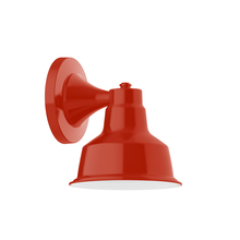 Montclair Light Works SCA180-26 - 8" Warehouse shade, wall mount sconce, Vermillion