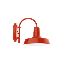 Montclair Light Works SCC181-26 - 10" Warehouse shade, wall mount sconce, Vermillion