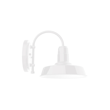 Montclair Light Works SCC181-44 - 10" Warehouse shade, wall mount sconce, White