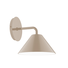 Montclair Light Works SCJ421-18 - 8" Pinnacle Wall Sconce, Clay
