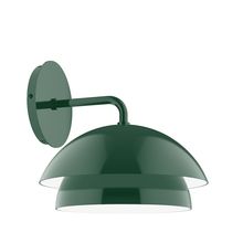 Montclair Light Works SCJX445-42 - 10" Nest Wall Sconce, Forest Green