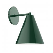 Montclair Light Works SCK420-42 - Jynx wall sconce, Forest Green
