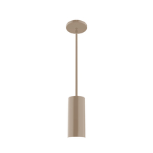 Montclair Light Works STG418-18 - 3.5" Jordan Stem Hung Pendant, Clay
