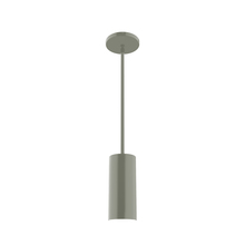 Montclair Light Works STG418-24 - 3.5" Jordan Stem Hung Pendant, Moss Green