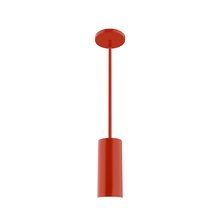 Montclair Light Works STG418-26 - 3.5" Jordan Stem Hung Pendant, Vermillion