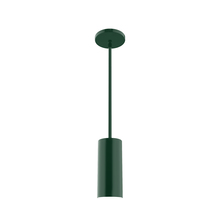 Montclair Light Works STG418-42 - 3.5" Jordan Stem Hung Pendant, Forest Green