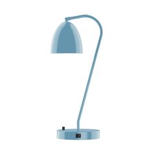 Montclair Light Works TLC417-54 - 23" Jill Table Lamp, Light Blue