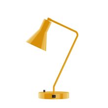 Montclair Light Works TLD436-21 - 21" Flare Table Lamp, Bright Yellow
