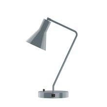 Montclair Light Works TLD436-40 - 21" Flare Table Lamp, Slate Gray