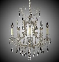 American Brass & Crystal CH7011-O-23S-PI - 4 Light Parisian Chandelier