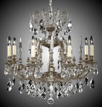 American Brass & Crystal CH7013-O-04G-PI - 8 Light Parisian Chandelier