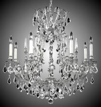 American Brass & Crystal CH7014-O-05S-ST - 8 Light Parisian Chandelier