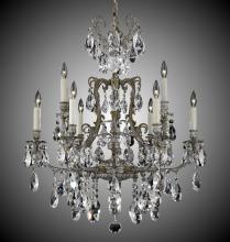 American Brass & Crystal CH7423-A-13S-PI - 6+3 Light Parisian Chandelier