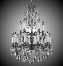 American Brass & Crystal CH9823-A-12G-PI - 10+5 Light Bellagio Chandelier