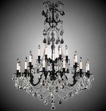 American Brass & Crystal CH9868-O-05S-ST - 8+24 Light Sterling Chandelier