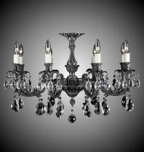 American Brass & Crystal FM2017-O-10G-ST - 8 Light Finisterra Flush Mount