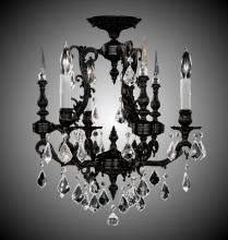 American Brass & Crystal FM7010-A-04G-PI - 3 Light Parisian Flush Mount