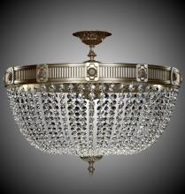 American Brass & Crystal FM8004-P-08G - 12 Light Valencia Flush Mount