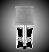American Brass & Crystal WS5481-35S-36G-ST-PG - 1 Light Kensington Wall Sconce with Shade