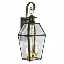 Norwell 1066-BL-BE - Olde Colony Outdoor Wall Light - Black