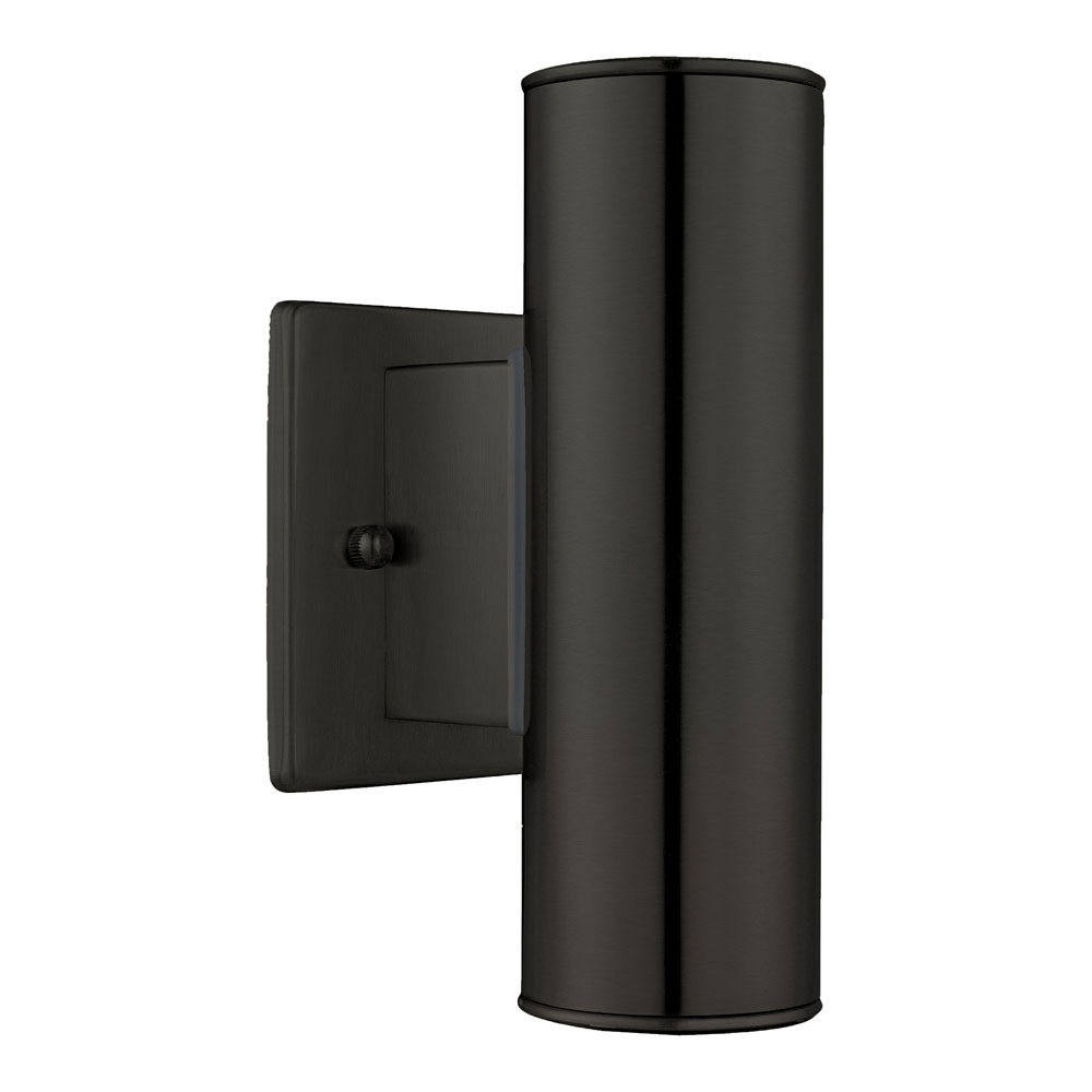 2 LT Up/Down Outdoor Wall Light w/ Matte Black Finish