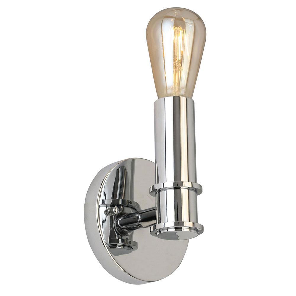 1 LT Open Bulb Wall Bath/Vanity Light w/ Chrome Finish