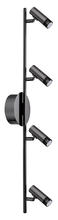 Eglo US Stocking 201222A - 4 LT Integrated LED Track Light w/ a Black Chrome Finish