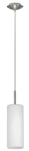 Eglo US Stocking 20129A - 1 LT Mini Pendant w/ a Matte Nickel Finish & Frosted Glass Shade