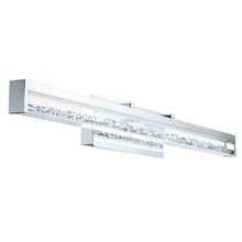 Eglo US Stocking 201731A - 1 LT Integrated LED Bath/Vanity Light w/ Chrome Finish, Clear Glass w/ Clear Stones