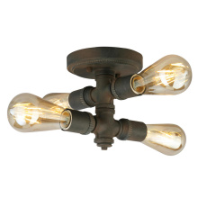 Eglo US Stocking 202839A - 4 LT Open Bulb Ceiling Light w/ a Zinc Finish