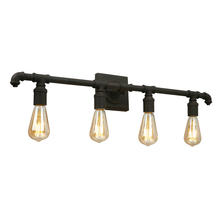 Eglo US Stocking 202843A - 4 LT Open Bulb Bath/Vanity Light w/ Matte Bronze Finish