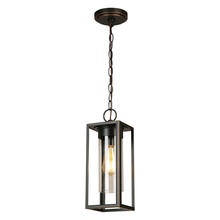 Eglo US Stocking 203663A - 1x60W Outdoor Pendant With Oil Rubbed Bronze Finish & Clear Glass