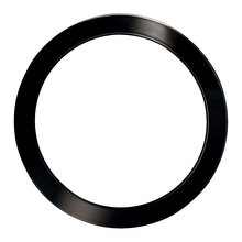 Eglo US Stocking 203762 - 7" Black Chrome Round Magnetic Trim for Trago