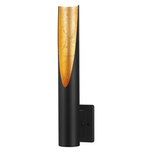 Eglo US Stocking 204026A - 1 LT Wall Light w/ Black & Gold Finish
