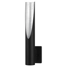 Eglo US Stocking 204028A - 1 LT Wall Light w/ Black and Silver Finish