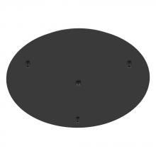Eglo US Stocking 204101A - Canopy - 3 LT Round - Black