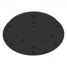 Eglo US Stocking 204102A - Canopy - 9 LT Round - Black